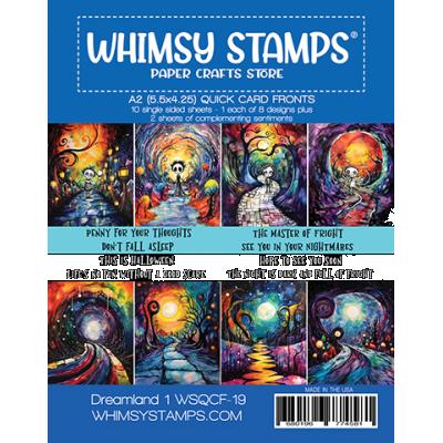 Whimsy Stamps Quick Card Fronts - Dreamland 1